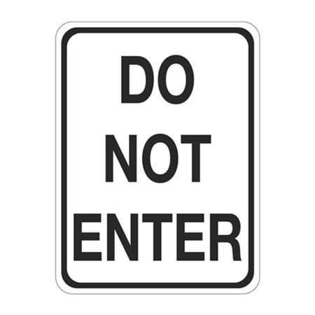 Do Not Enter Sign 18" X 24"